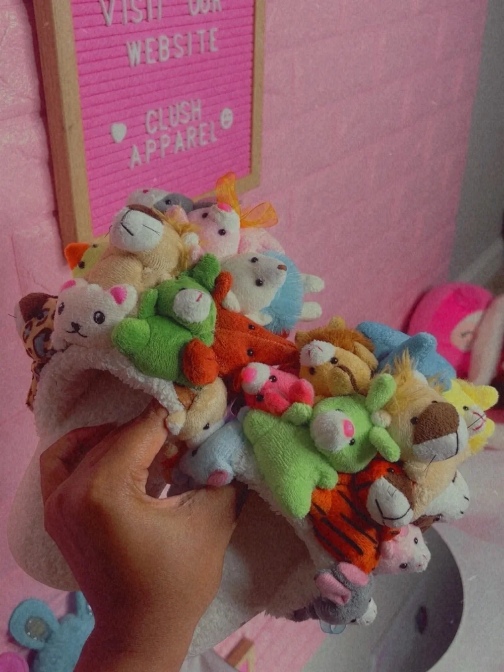 Cute Plushies Stuffed Animal Kids Slippers